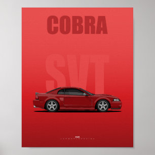 Affiche Cobra SVT Redfire Muscle