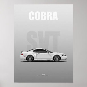 Affiche Cobra SVT voiture muscle américaine