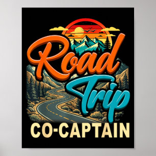 Affiche Cocapitaine de road trip en famille campeuse