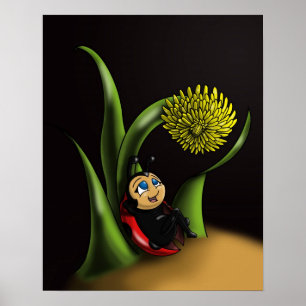 Affiche Coccinelle