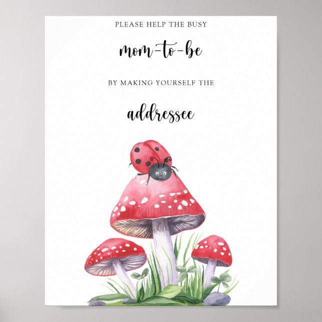 Affiche Coccinelle - Aidez la future maman occupée (Devant)