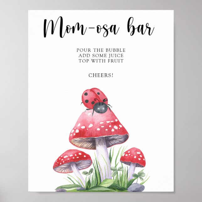 Affiche Coccinelle - Bar Mom-osa (Devant)