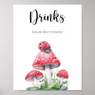Affiche Coccinelle - Boissons à volonté