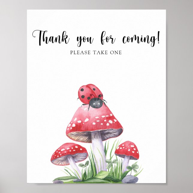 Affiche Coccinelle - Merci d'être venu (Devant)
