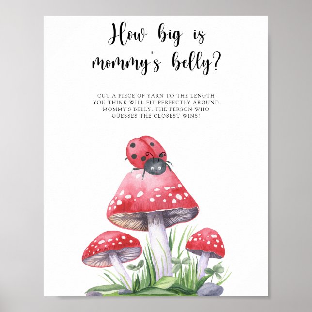 Affiche Coccinelle - quelle est la taille du ventre de mam (Devant)