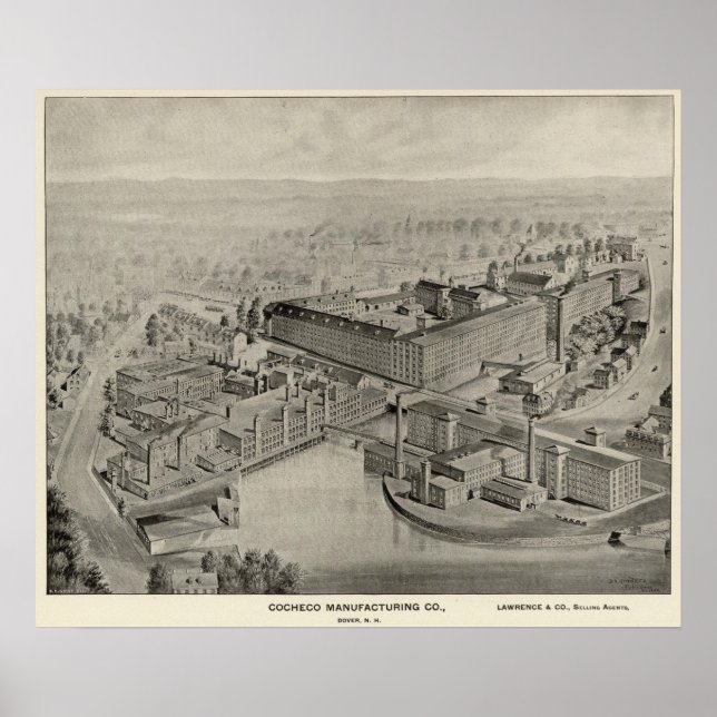 Affiche Cocheco Mfg Co (Devant)