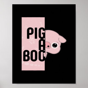 Affiche Cochon A Boo