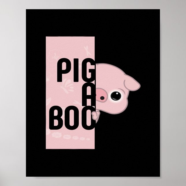 Affiche Cochon A Boo (Devant)
