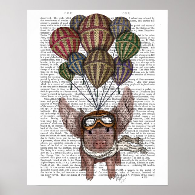 Affiche Cochon en flammes (Devant)