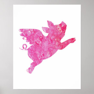 Affiche Cochon Volant, Quand Les Cochons Volent, Cochon Vo