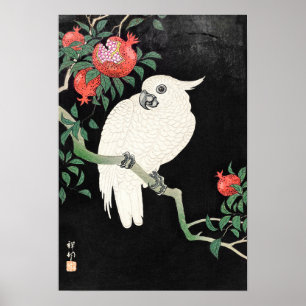 Affiche Cockatoo et Grenade par Ohara Koson