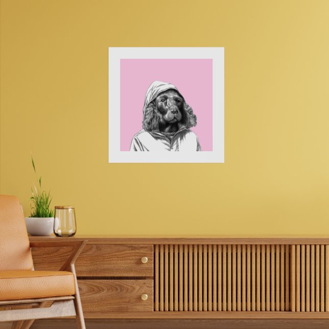 Affiche Cocker Spaniel en Manteau de pluie (Ume) (Salon 2)