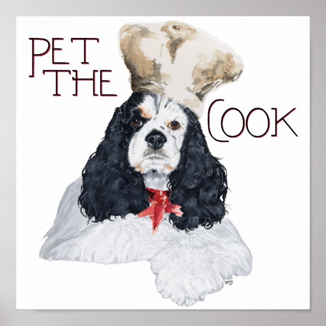 Affiche Cockers américain Chef (Devant)