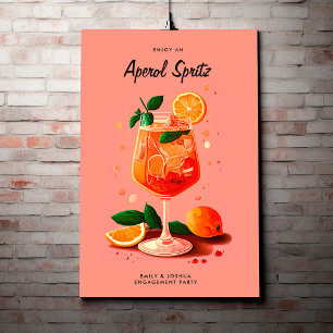Affiche Cocktail Aperol Spritz