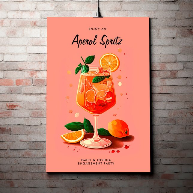 Affiche Cocktail Aperol Spritz (Créateur téléchargé)