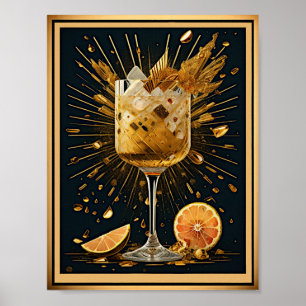 Affiche Cocktail Art