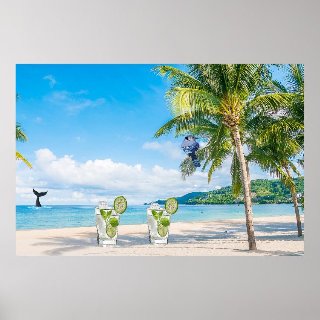 Affiche Cocktail Beach (Devant)