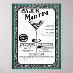 Affiche Cocktail Cajun