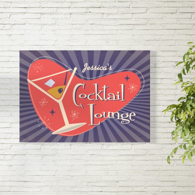 Affiche Cocktail Lounge Au Milieu Du Siècle ( The unmistakable class of mid-century design brings its own style to any setting. )