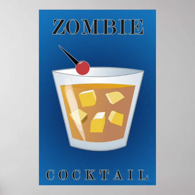 Affiche Cocktail Zombie (Devant)