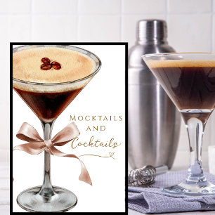 Affiche Cocktails sans alcool Cocktails Martini espresso R