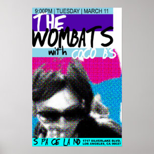 Affiche CoCoB à l'affiche de Spaceland