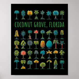 Affiche Coconut Grove Floride