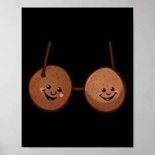 Affiche Cocotiers d'été Bra Costume d'Halloween Hommes Fem