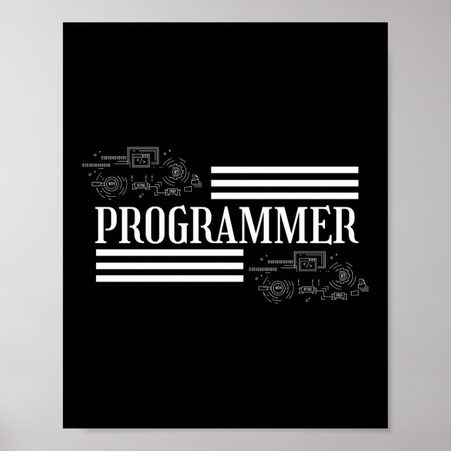 Affiche Codage du programmeur (Devant)