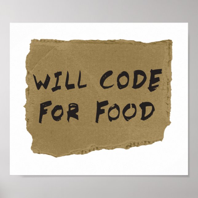 Affiche Code Alimentaire (Devant)