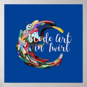 Affiche Code Art en Twirl
