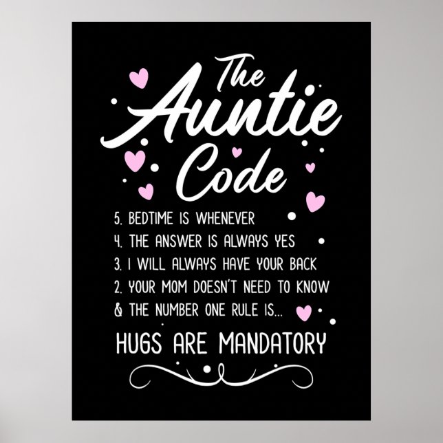Affiche Code de la tante (Devant)
