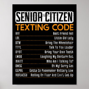Affiche Code De Textes Pour Un Grand-Père Ou Un Grand-Père