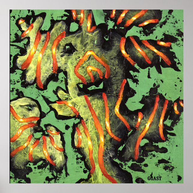 Affiche Code énergétique 100 - Monster (Devant)