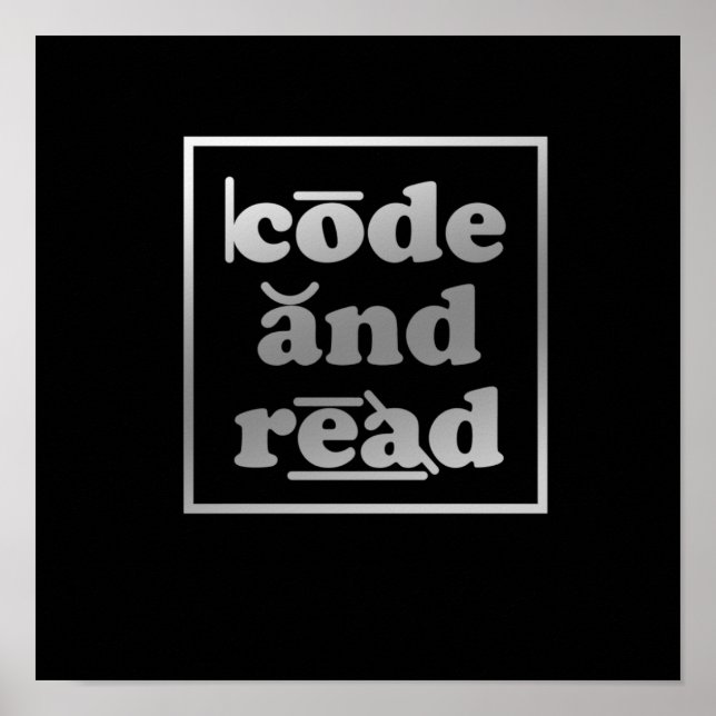 Affiche Code Et Lire Dyslexie Sensibilisation Thérapiste G (Devant)