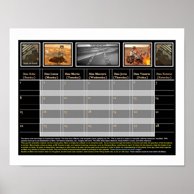 Affiche Code Mars Rover & Morse (Devant)