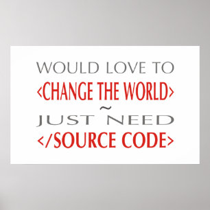 Affiche Code source