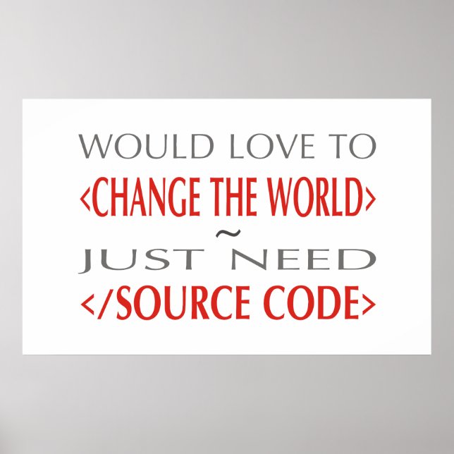 Affiche Code source (Devant)