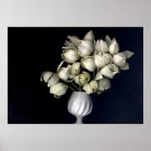 Coeur blanc sur noir