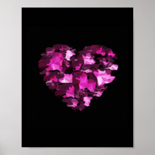 Affiche Coeur Camouflage