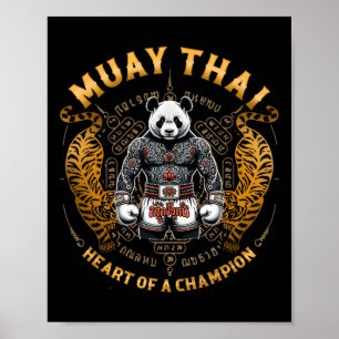 Affiche Cœur de champion - Kickboxing et Muay Thai Pan