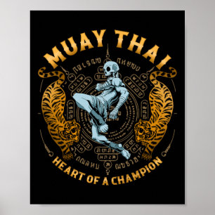 Affiche Cœur de champion - Kickboxing et Muay Thai Ske