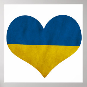 Affiche Coeur de l'Ukraine