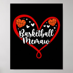 Affiche Coeur de Memaw de Sketll Memaw d'un joueur de Sket