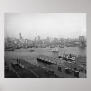 Affiche Coeur de New York City de Brooklyn