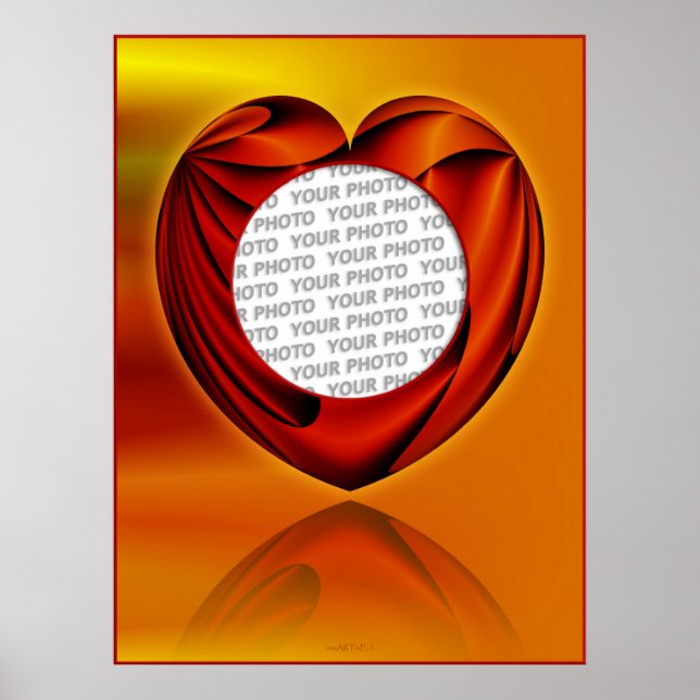 Affiche Coeur de vie - modèle (Devant)
