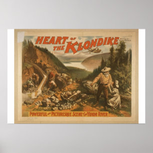 Affiche Coeur du Klondike, Théâtre rétro du fleuve Yukon
