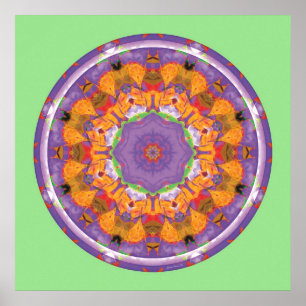 Affiche Coeur du mandala 7 de reddition