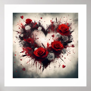 Affiche Coeur du Rose