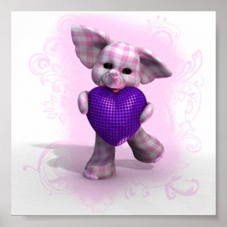 Affiche Coeur gras ~ Fille